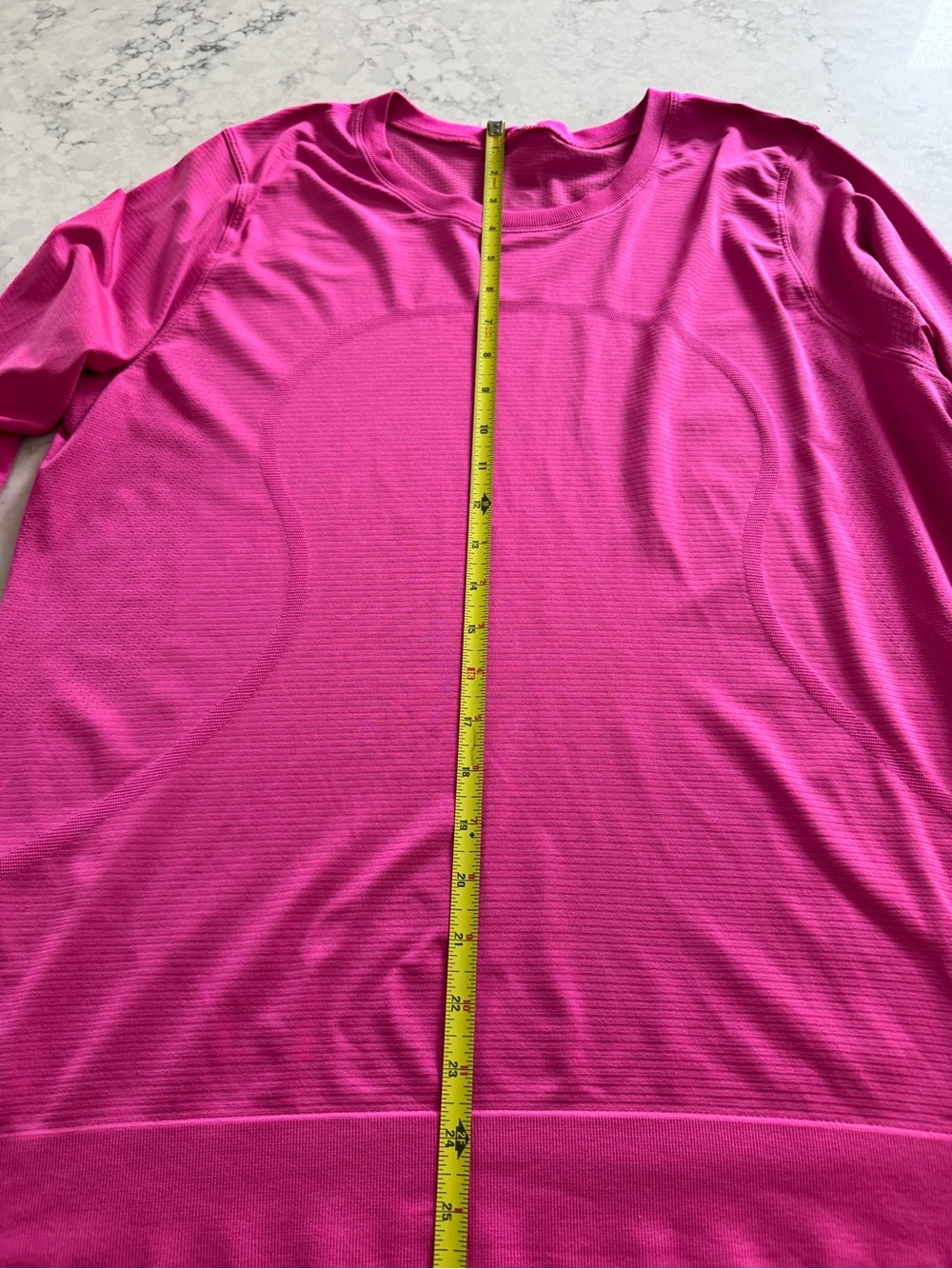 Lululemon Swiftly Tech Relaxed Fit Long Sleeve Sonic Pink Size 12 Running Top - Picture 9 of 15